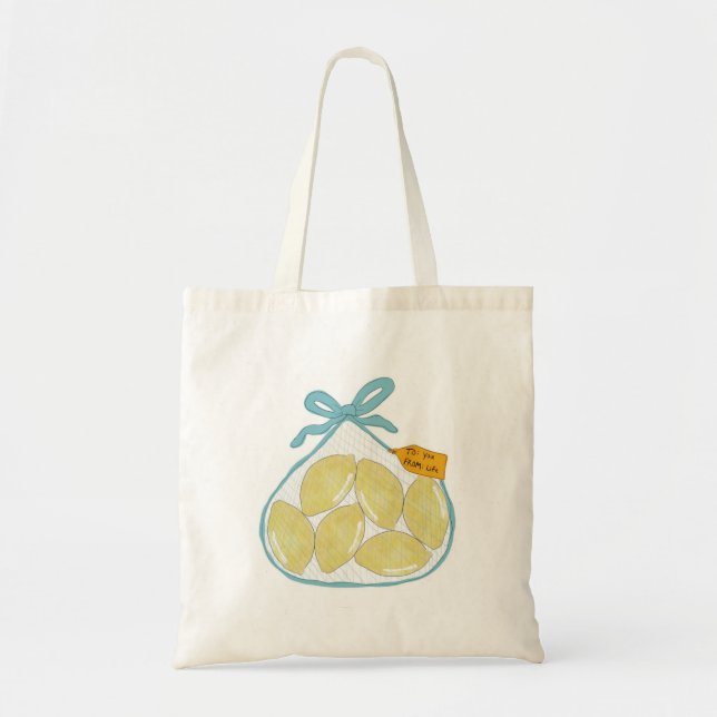 “When Life Gives You Lemons” Tote Bag (Front)