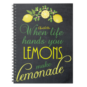 when life hands you lemons gratitude journal