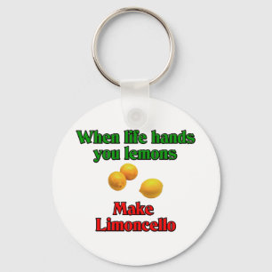 When Life Hands You Lemons Key Ring