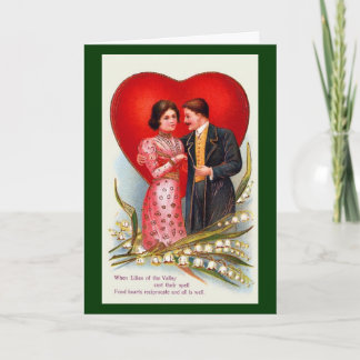 When Lilies of the Valley Cast Their Spell Holiday Card