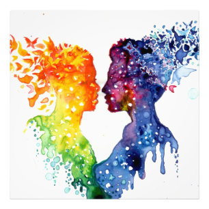 when love gives you butterflies photo print