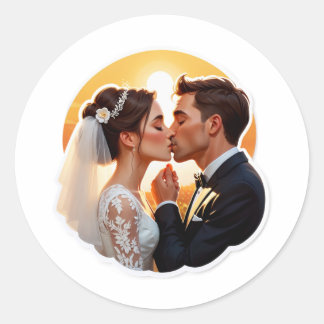 When Love Takes Over Classic Round Sticker