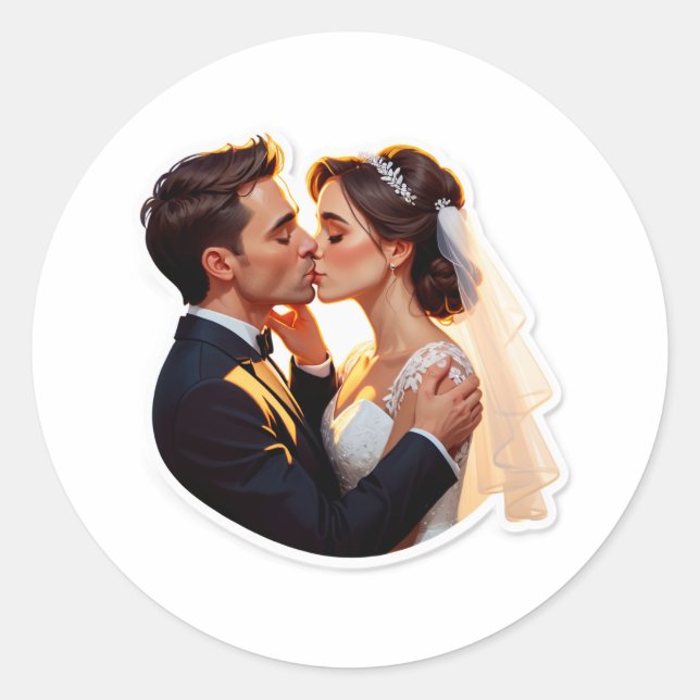 When Love Takes Over Classic Round Sticker (Front)