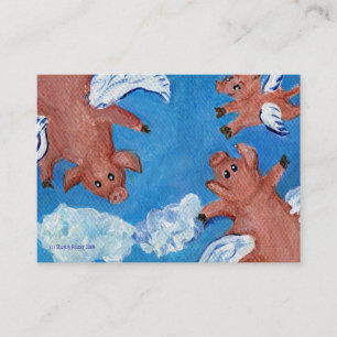 When Pigs and a Piglet Fly Business Cards