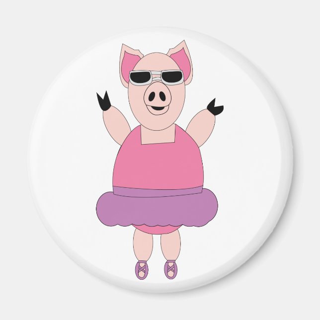 When Pigs Dance Magnet (Front)