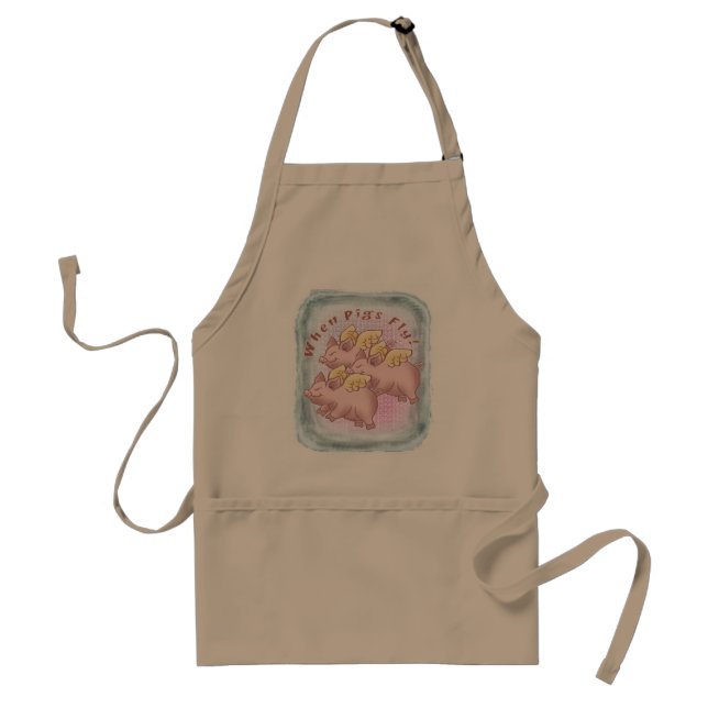 When Pigs Fly  apron (Front)