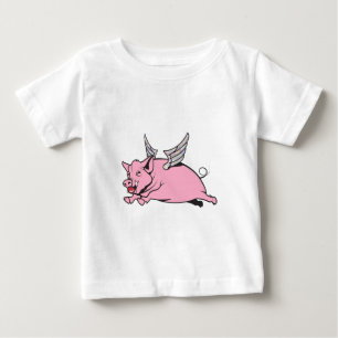 when pigs fly baby T-Shirt