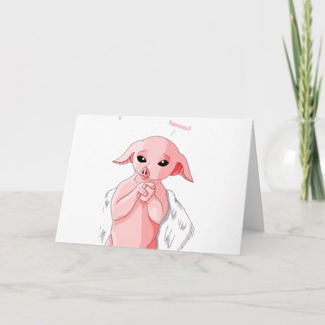 When Pigs Fly Card (Front)