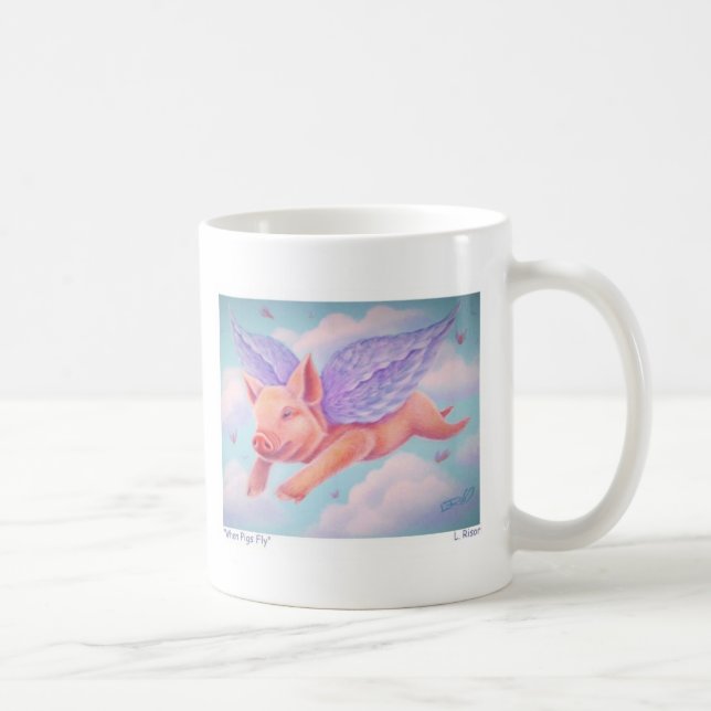 When Pigs Fly Coffee Mug (Right)