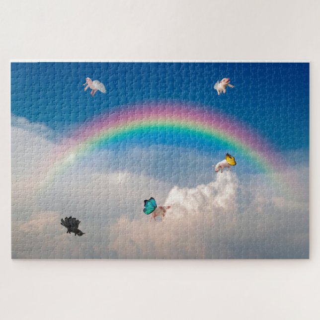 When Pigs Fly Jigsaw Puzzle  (Horizontal)