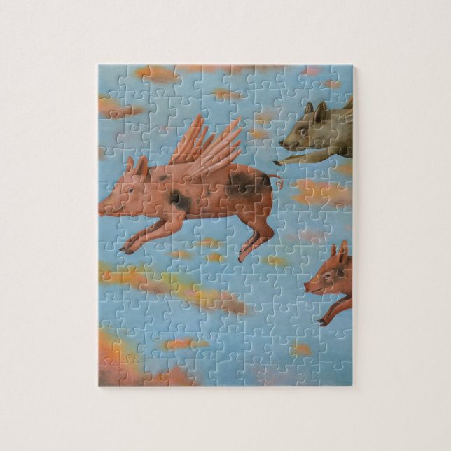 When Pigs Fly Jigsaw Puzzle (Vertical)