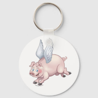 When Pigs Fly Keychain