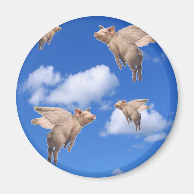When Pigs Fly Magnet (Front)