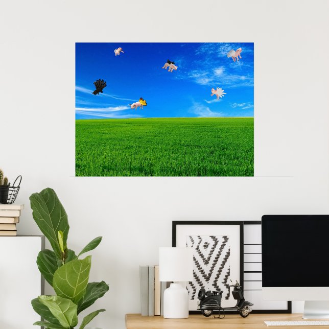 When Pigs Fly Print (Home Office)