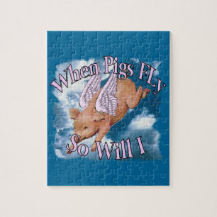 When Pigs Fly Puzzle (2) sizes