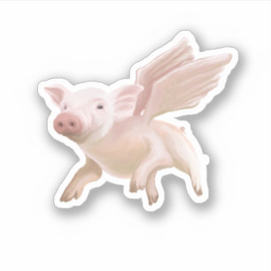 When Pigs Fly - Tell them to Come back! Sticker