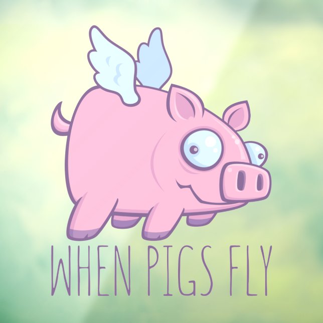 When Pigs Fly with Text (Sheet 3)