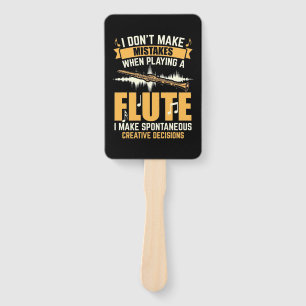 When Playing A Flute I Make Spontaneous Hand Fan