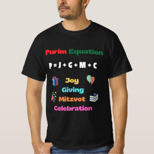 When Purim Tradition and Mathematics Meet T-Shirt