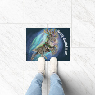 When Reindeer Fly Doormat