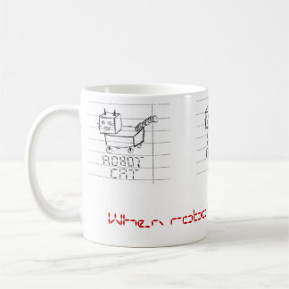 When robot cats attack coffee mug