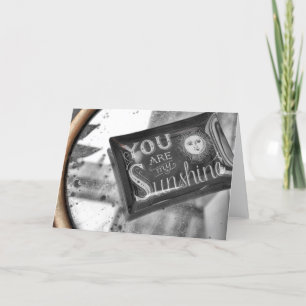 WHEN SKIES ARE GRAY Greeting Card