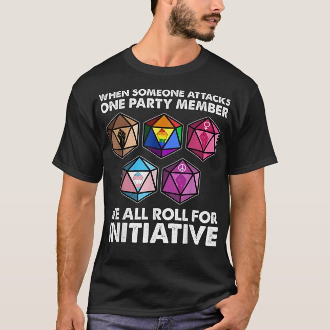 When someone attacks one party member we T-Shirt (Front)