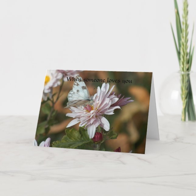 When someone loves you card (Front)