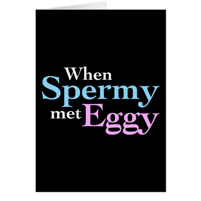 When Spermy Met Eggy (Front)