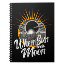 When Sun Meets Moon, Urban Skyline Solar Eclipse