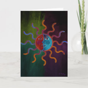 When Sun sets Card