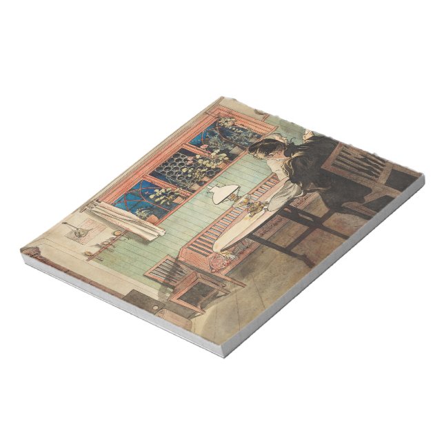 When the Children have Gone to Bed by Larsson Notepad (Rotated)