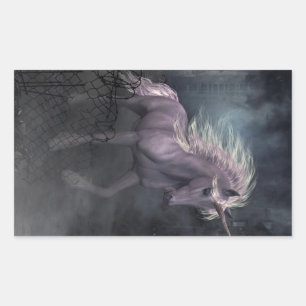 When the end is near begin the dreams rectangular sticker