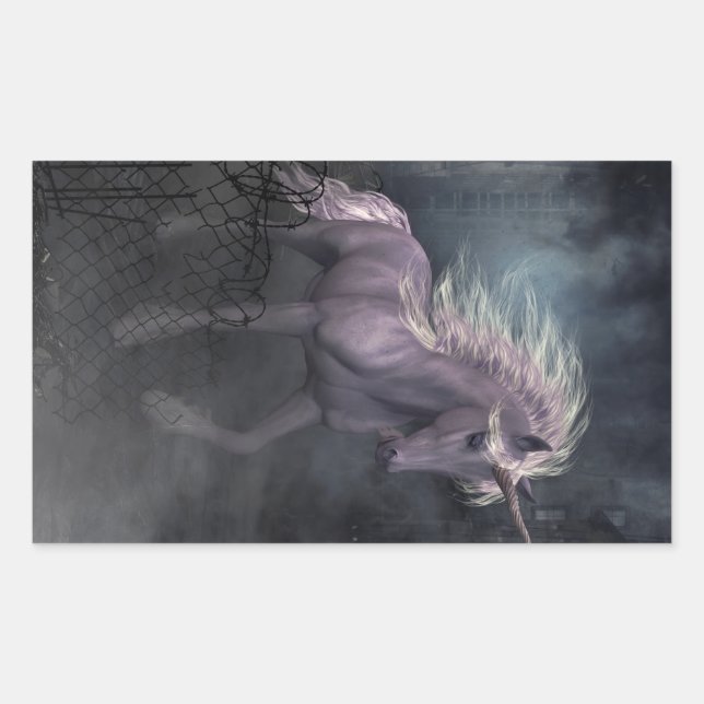 When the end is near begin the dreams rectangular sticker (Front)