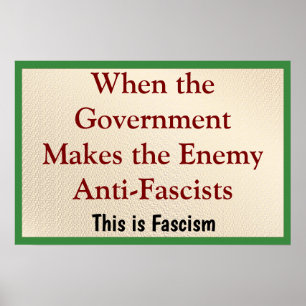 When the Enemy is Anti-Fascist Poster