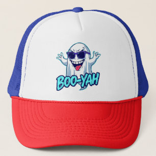 When the haunting is done and the good times roll. trucker hat