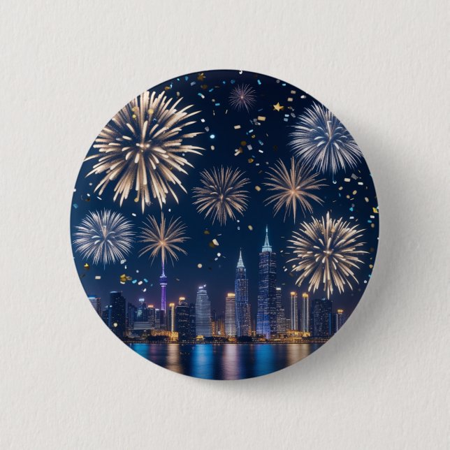 When the Lights Begin to Fall 6 Cm Round Badge (Front)