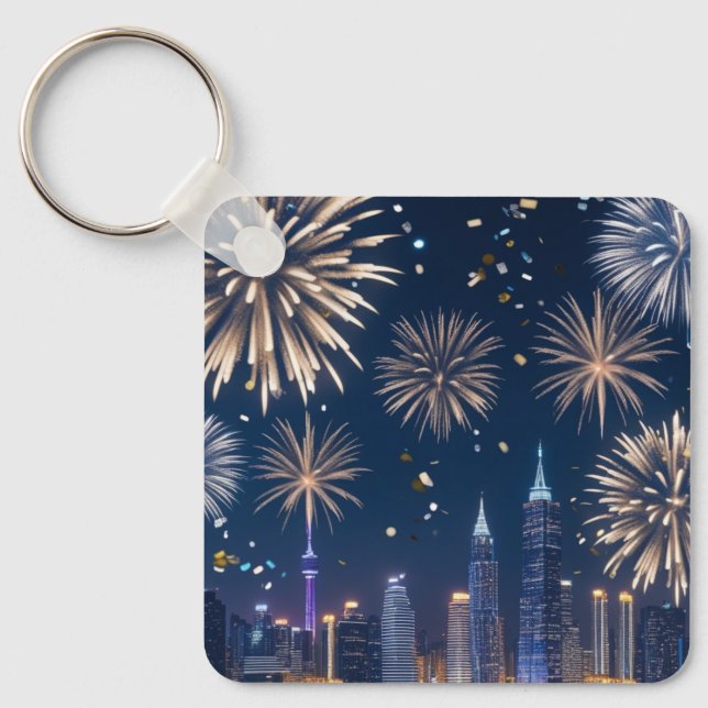  When the Lights Begin to Fall Key Ring (Front)