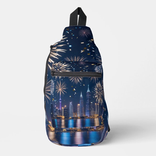 When the Lights Begin to Fall Sling Bag (Front)