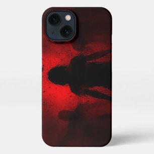 When the Night Screams in Red iPhone 13 Case