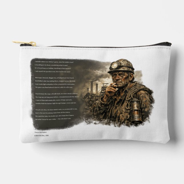 When the Pits Fell Silent Accessory Pouch (Front)