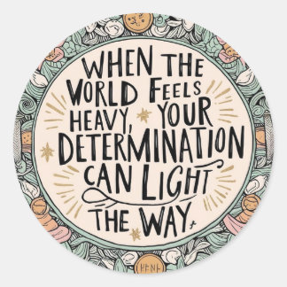 When The World Feels Stickers