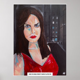 When the World Forgot my Name Painting Alfred Fox Poster