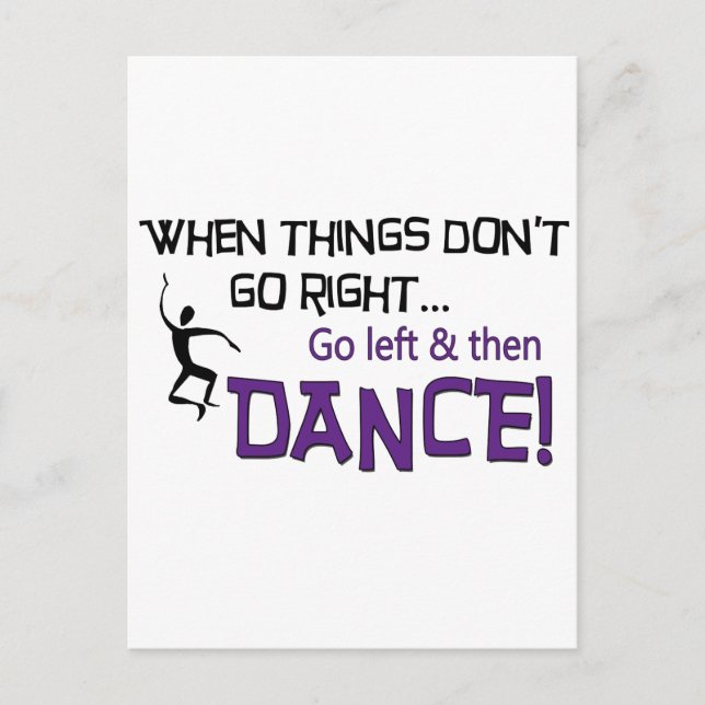 When Things Don't Go Right... Postcard (Front)