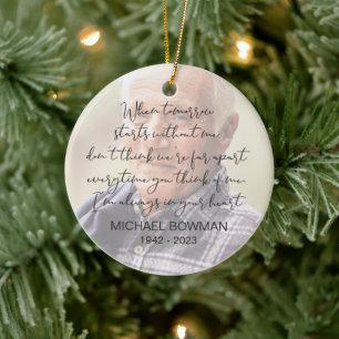 When Tomorrow Starts Without Me Ornament