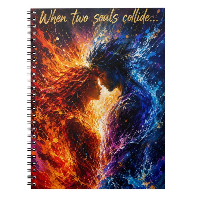 When two souls collide notebook (Front)