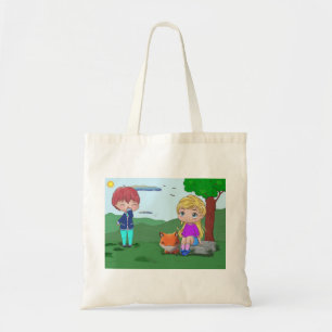 When We Are Both Shy Illustration Tote Bag