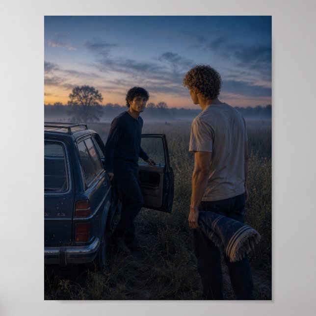 When We Pulled Over | Gay Art Project Poster (Front)
