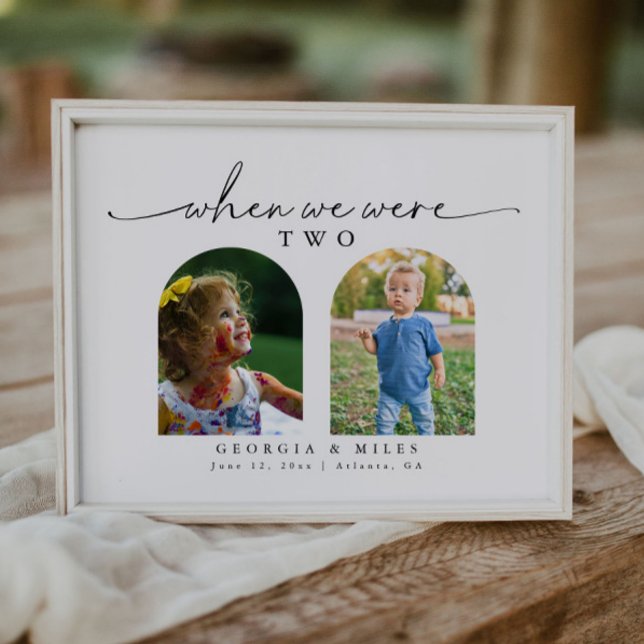 When We Were Baby Picture Wedding Table Number (Creator Uploaded)