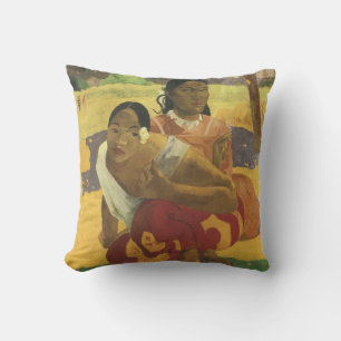 When Will You Marry? by Paul Gauguin, Vintage Art Cushion
